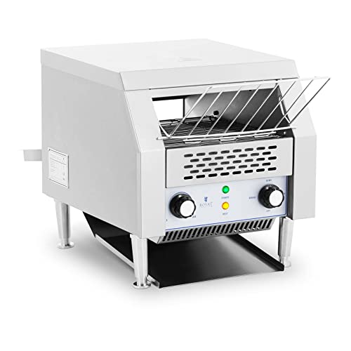 Royal Catering RC-CT001 Durchlauftoaster 2.200 W 3 Funktionen Gastronomie Toaster Kettentoaster