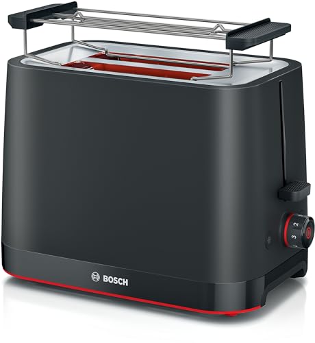 Bosch Kompakt Toaster MyMoment TAT3M123, entnehmbarer klappbarer Brötchenaufsatz, mit...