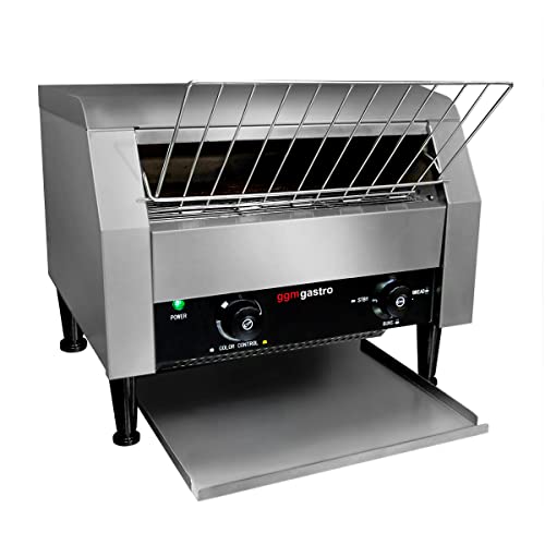 GGM Gastro Gewerblicher Durchlauftoaster - 2.3 kW - 2300 W - Effizientes Toasten - Ideal für Cafés...